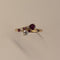 Bague 53 Bague rubis et diamants 0,04 ct en or jaune 18 carats 58 Facettes 250225