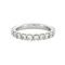 Bague 53 Alliance en Platine et Diamants 58 Facettes
