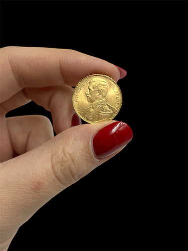 Marengo 20 francs Albert I - Pièce d’or 22 carats 58 Facettes