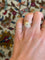 Bague 53.5 Bague ancienne en or jaune 18K et diamants taille ancienne 58 Facettes
