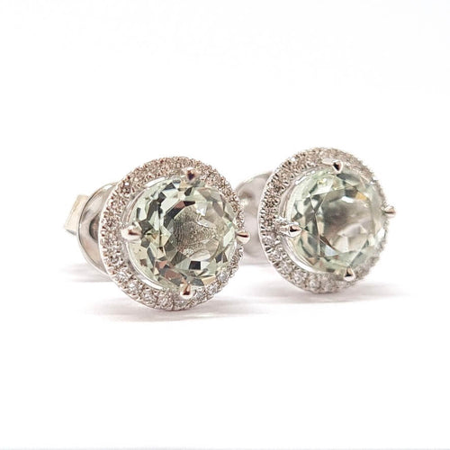 Boucles d'oreilles Boucles d'oreilles aigues-marines diamants or blanc 58 Facettes