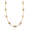 Collier Collier or jaune maillons filigranés 58 Facettes BG2