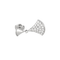 Boucles d'oreilles BULGARI -   DIVAS’ DREAM - Boucles d'oreilles en or gris et diamants 58 Facettes DV12218-1