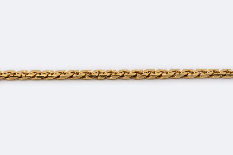 Bracelet Oro Giallo Bracelet homme en or jaune 18 ct 58 Facettes col175