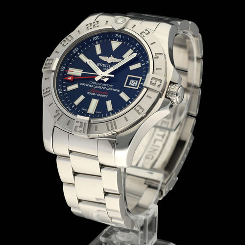 Montre Breitling Avenger II GMT - Montre automatique en acier 43 mm 58 Facettes BTL/AVG/057