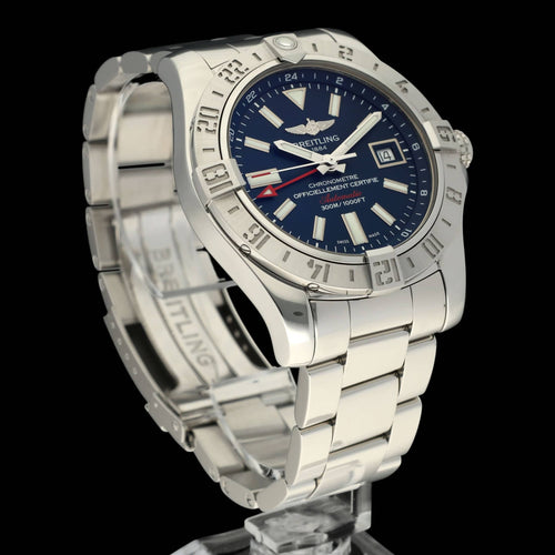 Montre Breitling Avenger II GMT - Montre automatique en acier 43 mm 58 Facettes BTL/AVG/057