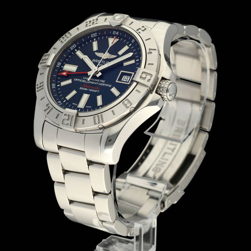 Montre Breitling Avenger II GMT - Montre automatique en acier 43 mm 58 Facettes BTL/AVG/057