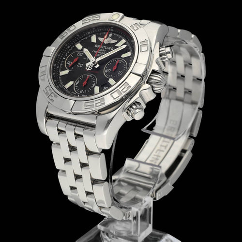 Montre Breitling Chronomat 44 AB0141 - Montre automatique en acier, boîte et papiers (2012) 58 Facettes BTL/CHM/111