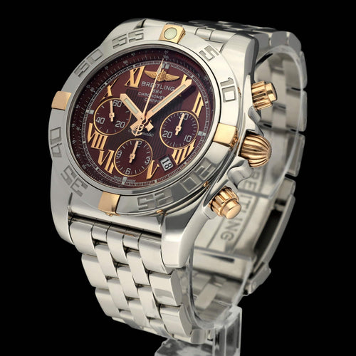 Montre Breitling Chronomat 44 - Montre automatique IB0110 en or rose et acier 58 Facettes BTL/CHM/143