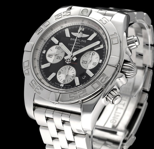 Montre Breitling Chronomat 44 AB0110 - Montre automatique acier (2013) 58 Facettes