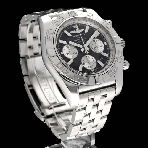 Montre Breitling Chronomat 44 AB0110 - Montre automatique acier (2013) 58 Facettes