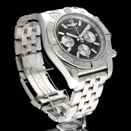 Montre Breitling Chronomat 44 AB0110 - Montre automatique acier (2013) 58 Facettes