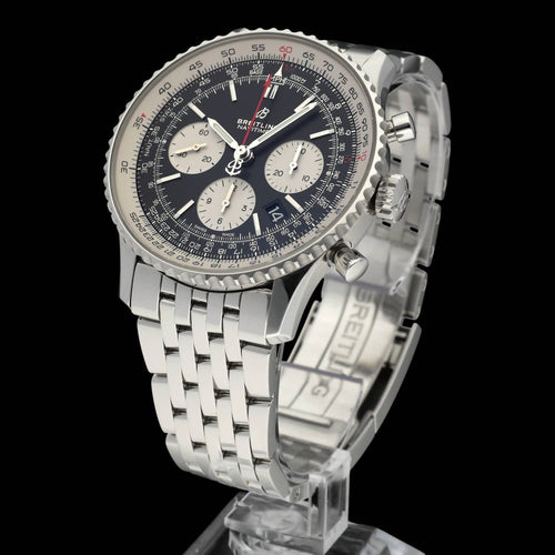 Montre Breitling Navitimer 01 AB0121 - Montre automatique 43 mm acier, boîte et papiers (2018) 58 Facettes BTL/NVT/037