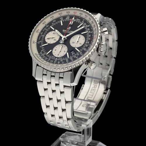 Montre Breitling Navitimer 01 AB0121 - Montre automatique 43 mm acier, boîte et papiers (2018) 58 Facettes BTL/NVT/037