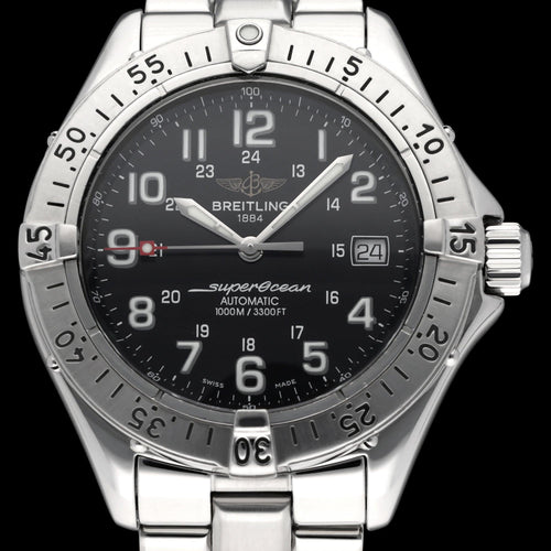 Montre Breitling Superocean - Montre automatique A17340 41 mm acier (2003) 58 Facettes BTL/SOC/095