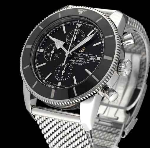 Montre Breitling Superocean Héritage - Montre chronographe A13312 en acier 58 Facettes BTL/SOC/113
