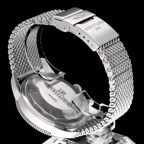 Montre Breitling Superocean Héritage - Montre chronographe A13312 en acier 58 Facettes BTL/SOC/113