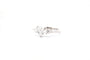 Bague 53 Bague cœur en platine avec diamants 58 Facettes 26295-25050