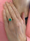 Bague 52.5 Bague émeraude Colombie 1,63 ct et diamants en or jaune 18 carats 58 Facettes BEM46