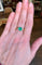 Bague 52.5 Bague émeraude Colombie 1,63 ct et diamants en or jaune 18 carats 58 Facettes BEM46