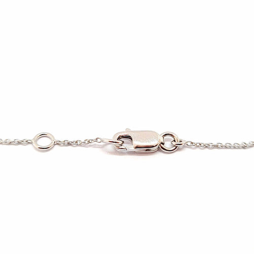 Bracelet Bracelet barrette or blanc diamants 58 Facettes