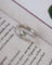 Bague 53 Bague solitaire moderne en or blanc et diamant ~0,80 ct 58 Facettes C2103