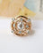 Bague 52 Bague dôme « Constellation » en or rose et diamants 58 Facettes C2188