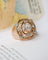 Bague 52 Bague dôme « Constellation » en or rose et diamants 58 Facettes C2188
