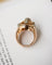 Bague 52 Bague dôme « Constellation » en or rose et diamants 58 Facettes C2188