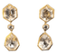 Boucles d'oreilles Verdura earrings in 18k yellow gold and blue topaz 58 Facettes 58F12