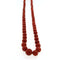 Collier Collier en corail méditerranéen naturel avec fermoir en or 18k 58 Facettes