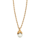 Collier Chaîne et pendentif en or jaune, perle de culture de Tahiti. 58 Facettes DV0635- 1