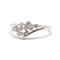 Bague 54 Bague grappe diamants or blanc 58 Facettes