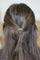Peigne - Peigne à trois dents résille en argent et pierres du Rhin 58 Facettes
