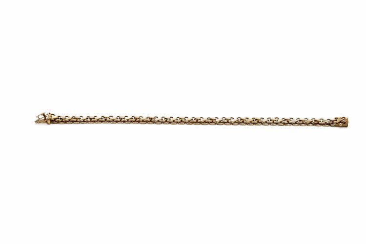 Bracelet Bracelet « Grains de café » en or jaune 18K 58 Facettes REF2377-106