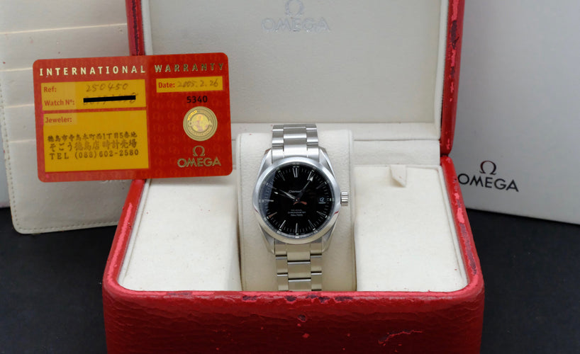 Montre Omega Seamaster Aqua Terra Co-Axial - Montre automatique acier 36 mm 58 Facettes OMG/SEA/292