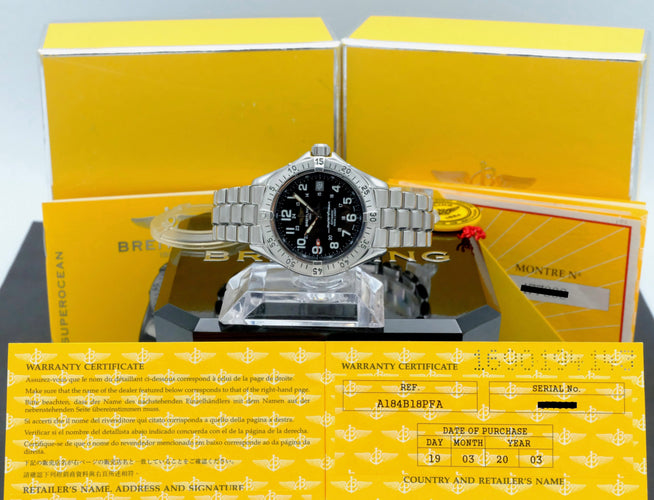 Montre Breitling Superocean - Montre automatique A17340 41 mm acier (2003) 58 Facettes BTL/SOC/095