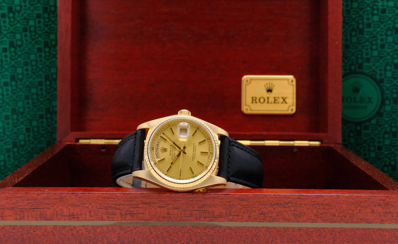 Montre Rolex Day-Date 36 - Montre automatique réf. 18038 en or jaune (1983) 58 Facettes ROL/DDT/020