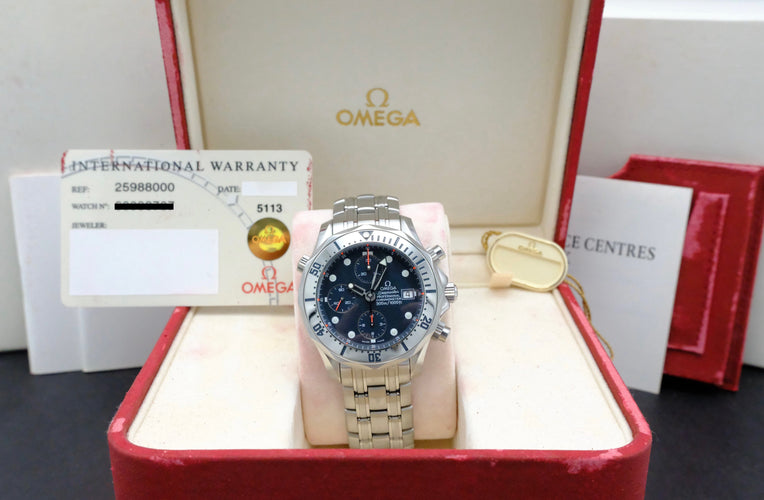 Montre Omega Seamaster Diver 300M - Montre automatique acier réf. 2598.80 (1999) 58 Facettes OMG/SEA/300