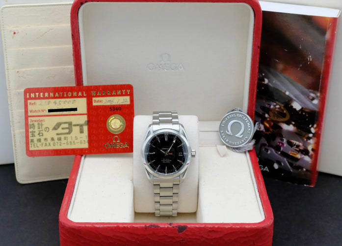 Montre Omega Seamaster Aqua Terra Co-Axial - Montre automatique acier 36 mm 58 Facettes OMG/SEA/299