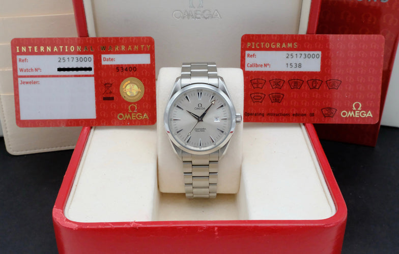 Montre Omega Seamaster Aqua Terra - Montre quartz acier 39 mm réf. 2517.30.00 58 Facettes OMG/SEA/309
