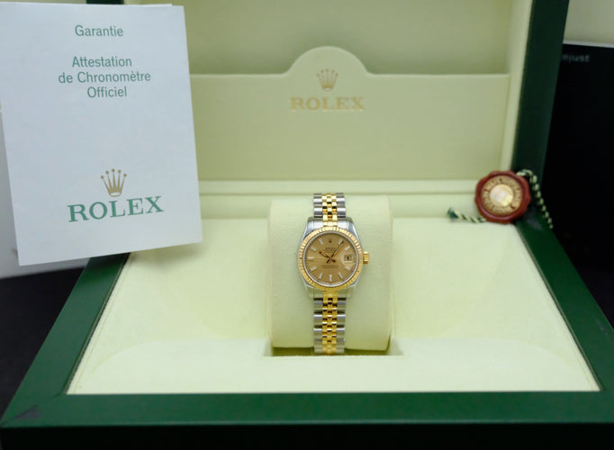 Montre Rolex Lady-Datejust - Montre dame réf. 179173 26 mm, boîte et papiers (2005) 58 Facettes ROL/LDJ/566