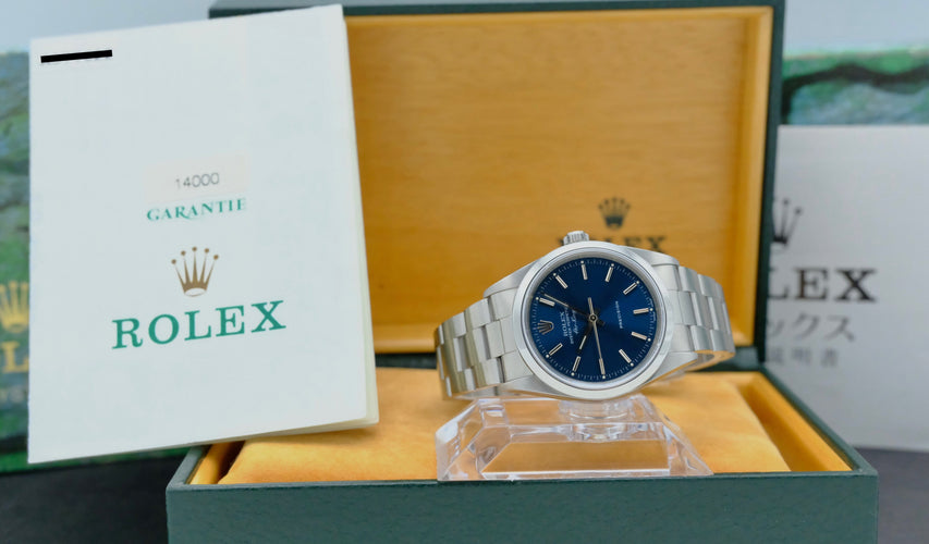 Montre Rolex Air King Precision 14000 - Montre automatique en acier 34 mm 58 Facettes ROL/AIK/201