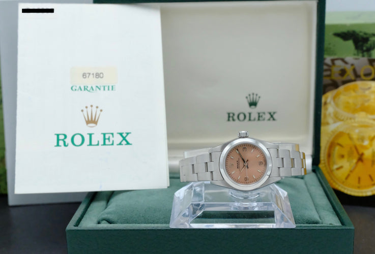Montre Rolex Oyster Perpetual Lady 26 - Montre acier réf. 67180 (1997) 58 Facettes ROL/OOP/193