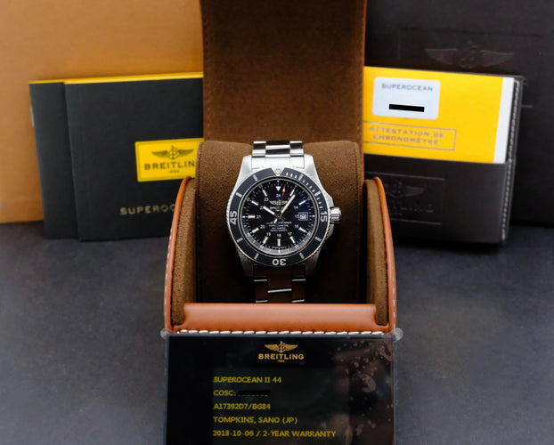 Montre Breitling Superocean II 44 - Montre automatique acier, réf. A17392 (2018) 58 Facettes BTL/SOC/106