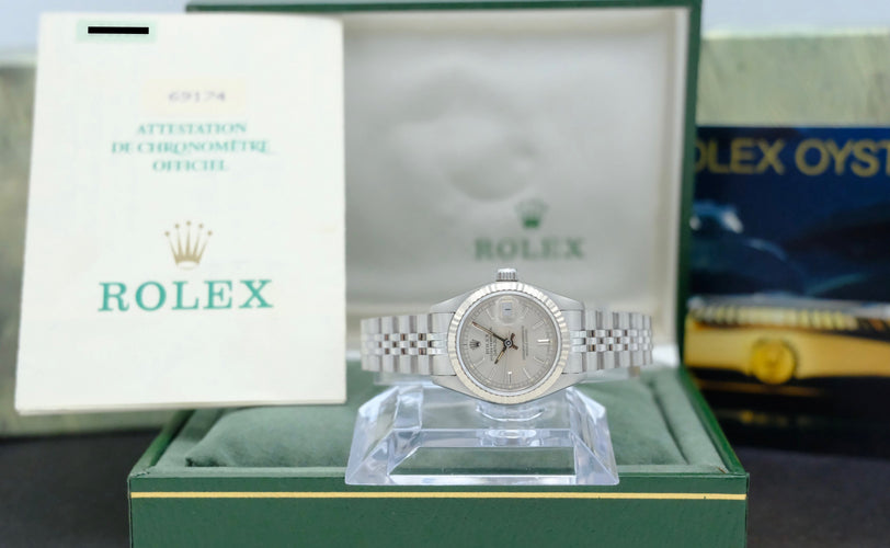 Montre Rolex Lady-Datejust - Montre femme réf. 69174 26 mm (1989), boîte et papiers 58 Facettes ROL/LDJ/576
