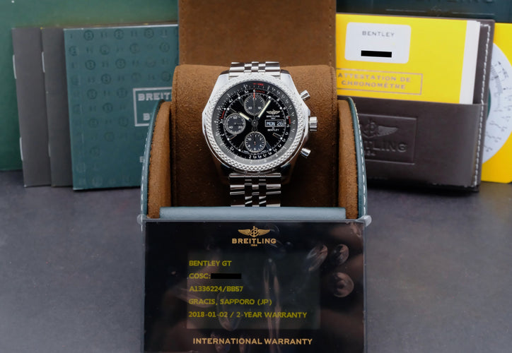 Montre Breitling Bentley GT - Montre automatique en acier A13362 (2018) 58 Facettes BTL/BTY/008