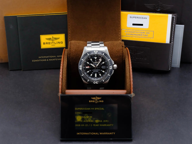 Montre Breitling Superocean 44 - Montre automatique acier réf. Y17393 (2018) 58 Facettes BTL/SOC/109