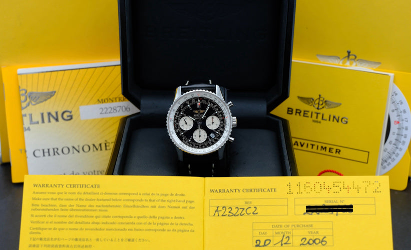 Montre Breitling Navitimer - Montre automatique réf. A23322 42 mm acier 58 Facettes BTL/NVT/086