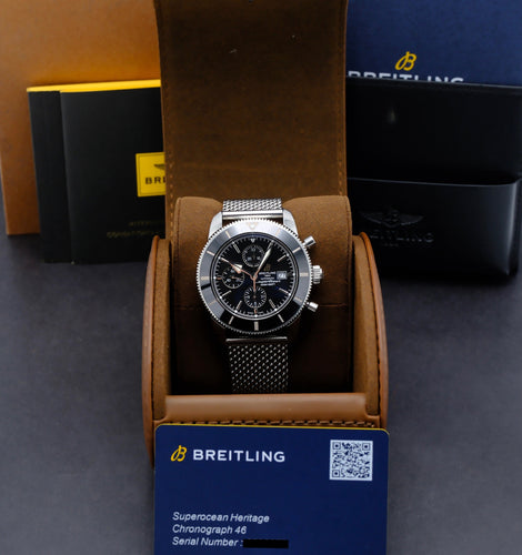 Montre Breitling Superocean Héritage - Montre chronographe A13312 en acier 58 Facettes BTL/SOC/113